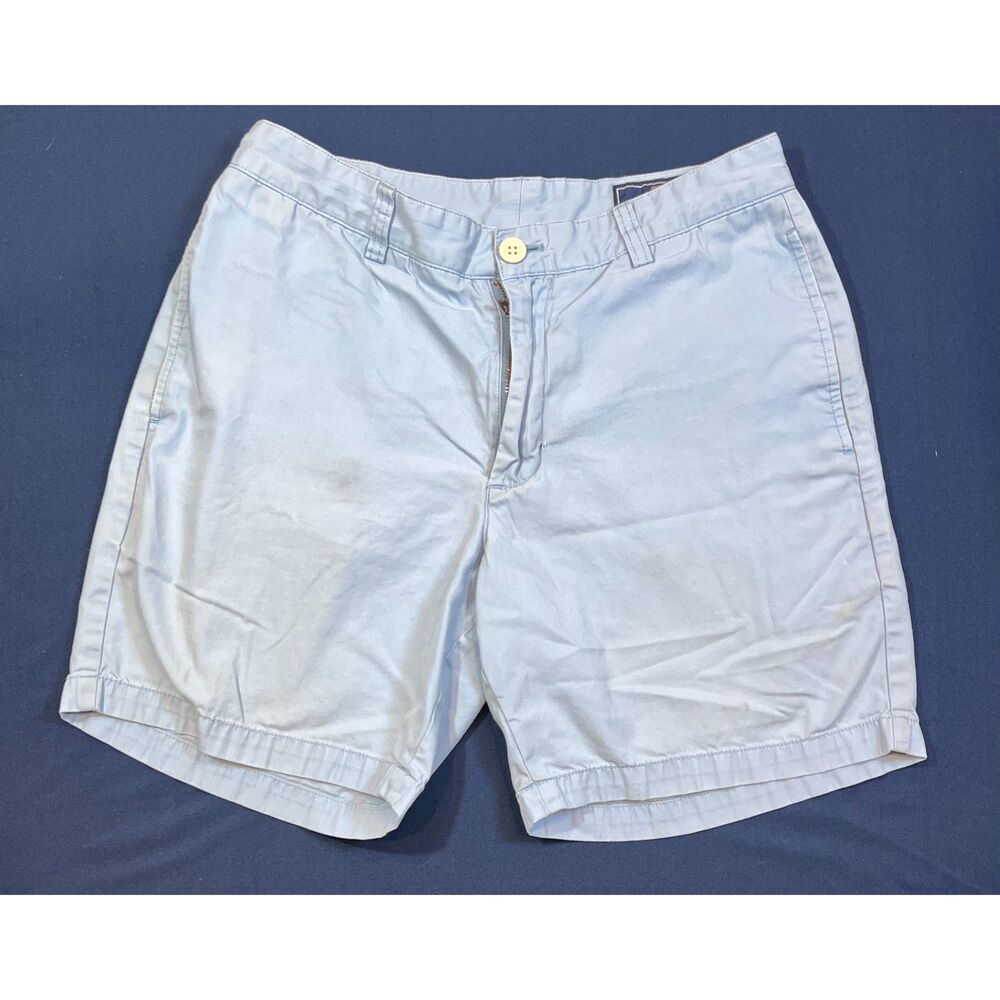 Vineyard Vines Men’s Chino Shorts Size 30 Light Blue Classic Preppy